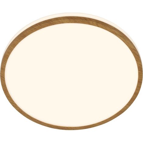 Briloner ACORUS W Plafonnier salle de bain LED, protection contre les éclaboussures, lumière blanche chaude, Ø28 x 7 cm