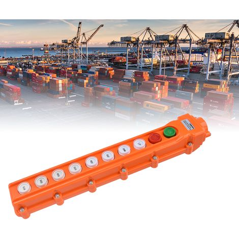 Boîtier de commande portatif étanche BERM/Belme COB-64A pour grues et palans, 220 V/500 V (1/5)