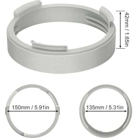 1PCS 150mm Connecteur de Tuyau D'échappement de Climatiseur ABS Raccord Tuyau Evacuation Climatiseur Portable Accessoires de Climatisation Mobiles
