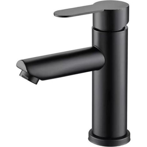 Robinet de lavabolavemains mitigeur de salle de bains en laiton avec aérateur amovible robinet de toilettes invités (1/4)
