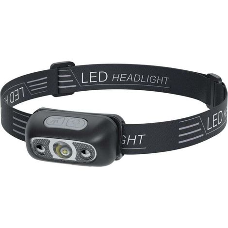 Lampe Frontale Rechargeable USB Capteur LED IPX4 120 Lumen Léger
