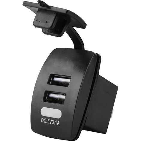 3,1A wasserdichte Dual-USB-Ladebuchse für Auto, Boot, Handy (1/5)