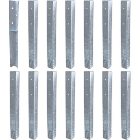 Wickey Bodenanker Erdanker Winkelanker-Set SolidLock für Spielturm & Schaukel, Anker, Pfostenanker für Klettergerüst & Gartenzaun - 14 Stk.