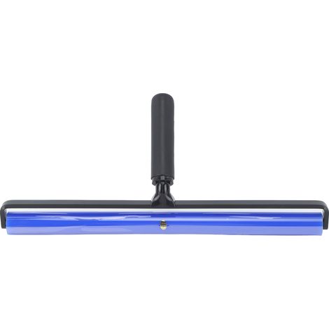Rouleau Dépoussiéreur Statique Bleu Silicone Doux, Rouleau Nettoyant Super Adhésif avec Poignée Noire, 45 cm (1/5)