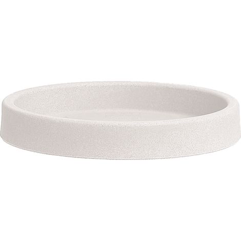 Sottovaso tondo ATLAS cm. 36 BIANCO (1/2)