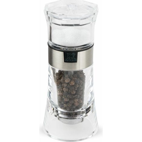 Peugeot Oslo Pfeffermühle und Salzstreuer transparent 13 cm (1/5)