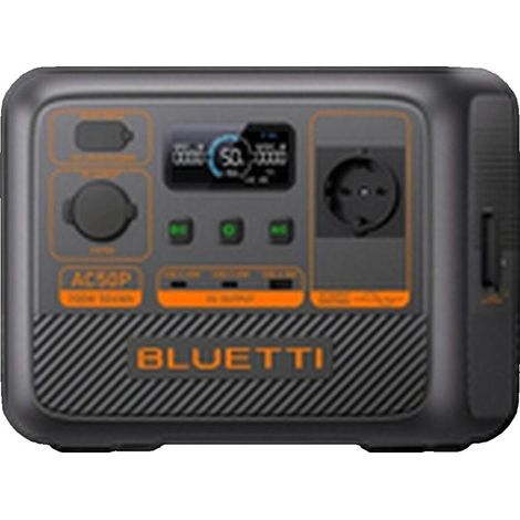 BLUETTI Premium 50(AC50P) Stazione Elettrica Portatile - 504Wh, Uscita AC 1x700W (1200W Max)