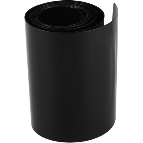 2 tubes thermorétractables en PVC pour envelopper les blocs-piles de télécommande (piles lithium-polymère/nickel MH/nickel-cadmium) (2 mètres 120 mm noir) (1/5)