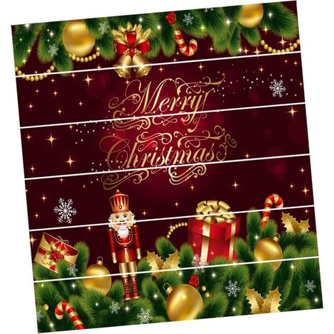 Set Autocollants pour Escalier de Noël Stickers Décoratifs pour Sol Autocollants Amovibles pour Escalier DIY (1/5)