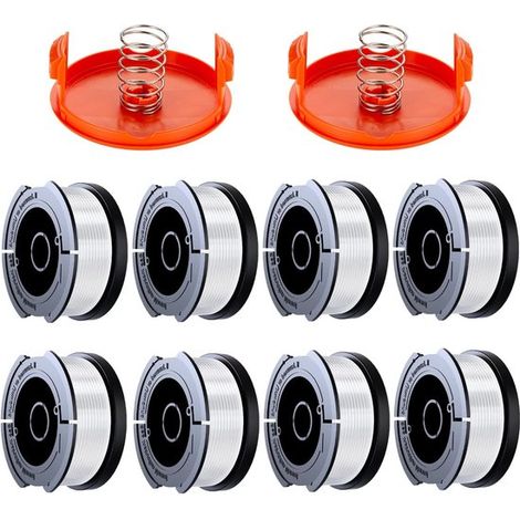 Set de 10 bobines fil coupe-bordure Black+Decker, 1,65 mm (1/5)