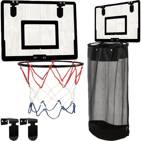 2-en-1 de Panier a Linge de Basketball Corbeille a Linge Suspendu (1/4)