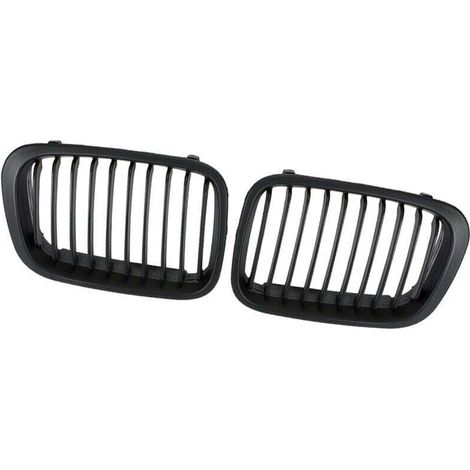 2 Pieces Calandre Noir Mat Pour Bmw E46 Serie 3 4 Portes 1998-2001 (1/5)