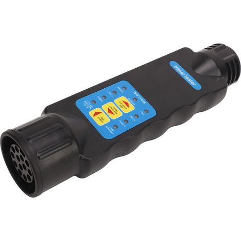 Testeur de faisceau remorque 12V 13 broches prise complète pour caravanes porte-vélos chevaux (1/5)