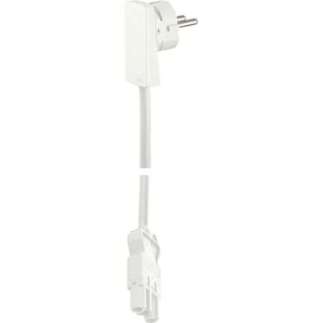 EVOline 1512 0015 2300 Strom Anschlusskabel  Weiß 1.5 m