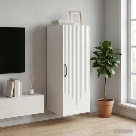 vidaXL Wall-Mounted Cabinet 33 x 34.5 x 90 cm Engineered Wood (1/5)