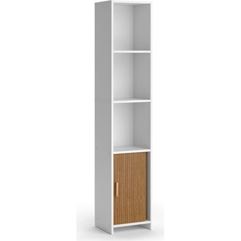 Mobile bagno alto Norea, Rovere/Bianco, 34 x 170 cm, Vicco (1/5)