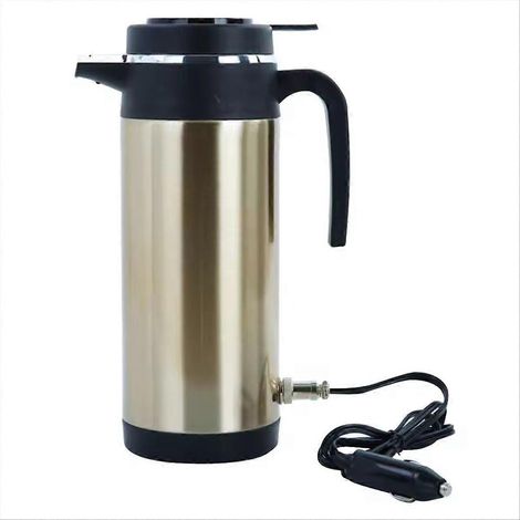 Elektrischer Reisewasserkocher (1200 ml) für Auto, LKW oder andere Fahrzeuge. Großes Fassungsvermögen, 12 V, 120 W, automatische Abschaltung, schnelles Aufkochen. (1/5)