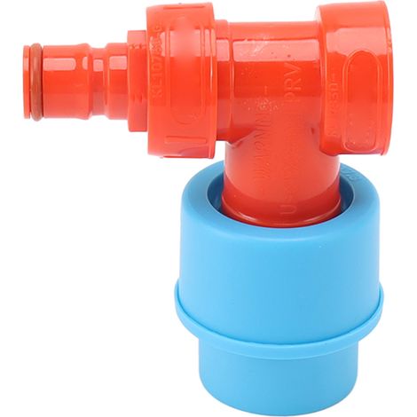 Bouchon de carbonatation 3 voies en plastique résistant aux produits chimiques, adaptateur de raccord pour bière et boissons gazeuses (1/5)