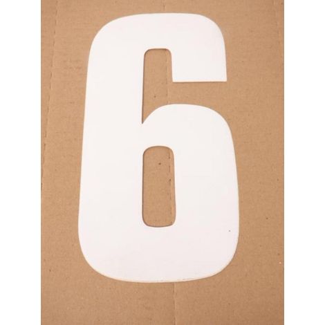 Autocollant stickers blanc Blackbird pour course moto numéro 9 (1/2)