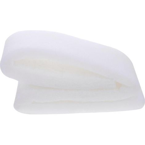 Coton filtrant épais, filtre biochimique, éponge de filtration pour bassin, aquarium (1 m x 12 cm, blanc)-M (1/3)