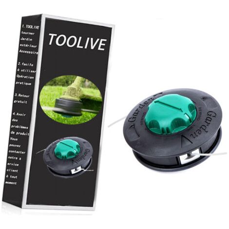 Bluedeer – Tête de débroussailleuse universelle en métal 130 mm – Filetage M 10x1.25 F – Compatible Sthil, Husqvarna, Stiga – Performance optimale jardinage (1/5)