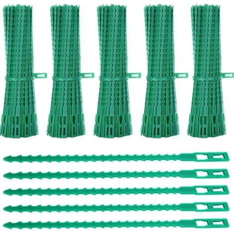 Packung mit 600 Pflanzenbindern, 23 cm lange, verstellbare Gartenbinder, flexible Kabelbinder aus Kunststoff für Tomatenpflanzen zur Unterstützung der Pflanzen