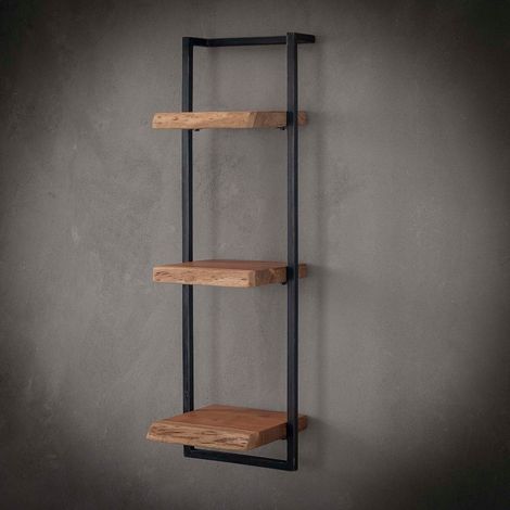 Étagère murale en bois et métal H100cm ERNEST (1/5)