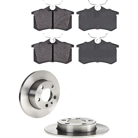 KIT FRENI POSTERIORI compatibile con VW BORA - DISCHI + PASTIGLIE OEM: P 85 020 / 16883 /SOSTITUZIONE DIRETTA/BASSA POLVERE/SILENZIOSO (1/5)