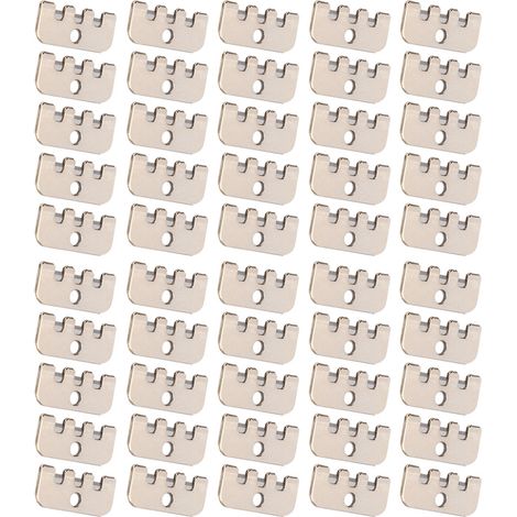50 pièces pour machine à coudre à plat : coupe-fil, coupe-fil, grattoir, refendeur, tire-fil et accessoire pour pied presseur. (1/5)