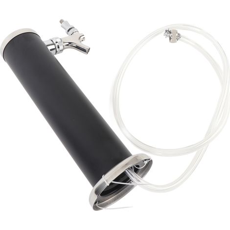 Colonne de bière inox robinet simple 3 pouces kit distributeur fêtes pubs restaurants noir (1/5)