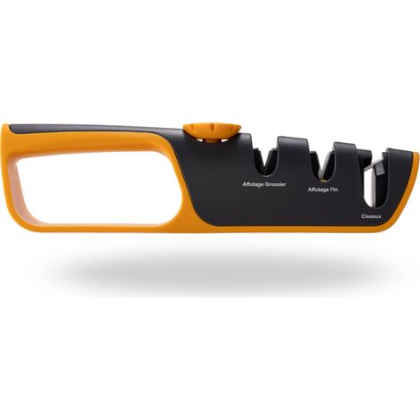 VENTEO Aiguiseur Couteaux Manuel Multi Fentes Couteau Cuisine Précision Affûtage Sécurisé Ustensiles De Cuisine Usage Domestique Lames en Acier Inox
