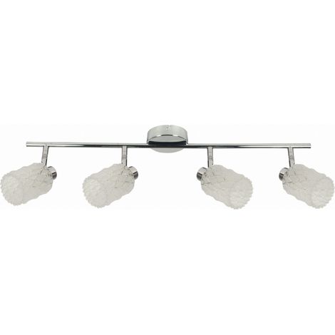 Plafoniera Candellux TRANS 4xG9 cromata vetro 70cm (1/2)