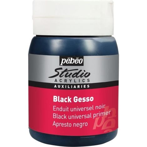 PEBEO Gesso Studio 500 ml noir
