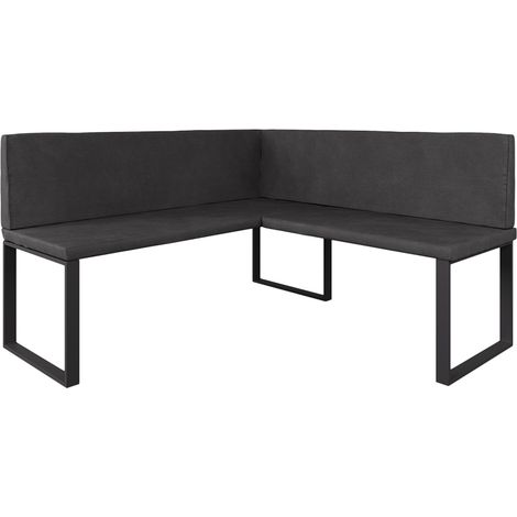 Banco de comedor Ravon, Antracita, 150 x 150 cm, Vicco (1/5)