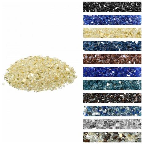 Verre de Feu pour Braséro - 4 - 5 kg Pierres en Verre pour Foyer (1/5)