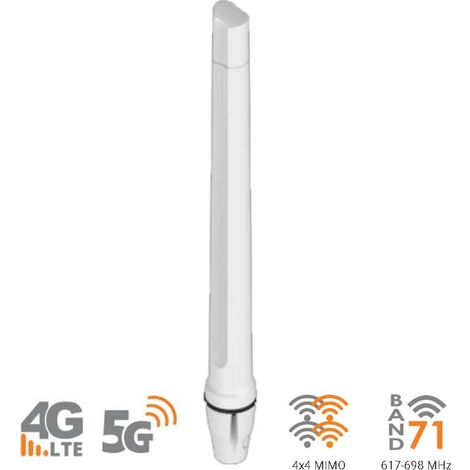 Poynting Antena marina costera LTE/MIMO (4x4), 4G/5G, 617–3800 MHz, 4dBi