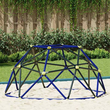 Kletter Dome Blau Stahl