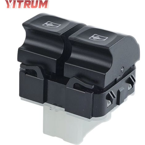 254118044R est un interrupteur unique pour la commande des vitres électriques des véhicules Renault des modèles 2014-2019. (1/2)