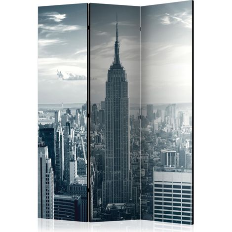 Paravento - Amazing view to New York Manhattan at sunrise [Room Dividers] - 135x172 (1/4)