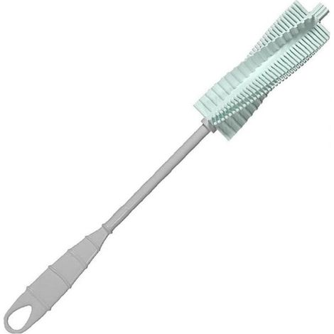 1pc Bouteille Bébé Brosse Goupillons avec Longue Poignée Souple Nettoyant Bouteille en Silicone pour Tasses Tasses Bouilloires Verres À Vin (1/4)
