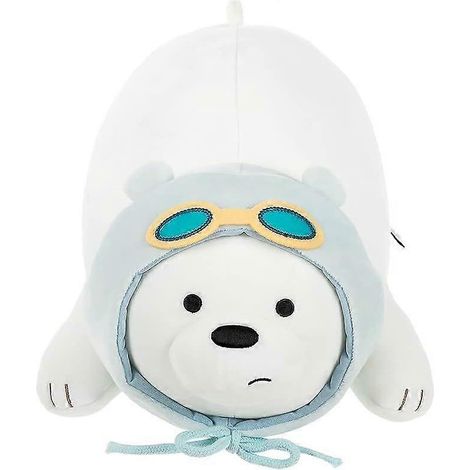 15" We Bare Bears Teddybär, ultraweiches Plüschtier zum Kuscheln, Überwerfen, Schlafkissen, für Jungen oder Mädchen (Eisbär) (1/5)