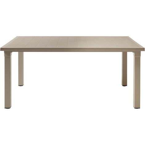 Taupe Gartentisch 170x100x75H cm Ercole Scab (1/3)