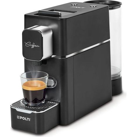 Polti PCEU0128 Kapsel-Kaffeemaschine, 0,85 l, schwarz