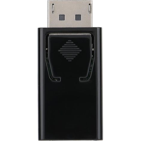 Adaptateur DisplayPort mâle vers HDMI femelle, convertisseur pour PC, ordinateurs portables et téléviseurs HD, noir, interface DisplayPort. (1/4)