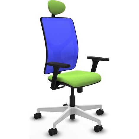 Chaise de bureau piqueras y crespo Motilla bleu bali mousse haute densité (1/2)