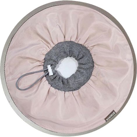 Collier de protection confortable et doux pour chat, style élisabéthain, idéal après une intervention chirurgicale (couleur cacao). (1/5)