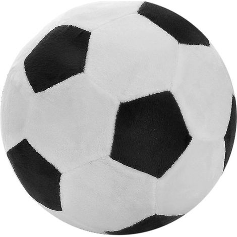Ballon de football en peluche douce - Ballon de football câlin en peluche - Coussin ballon de football en peluche douce - Ballon de football en peluche résistante - Cadeau ballon de football câlin