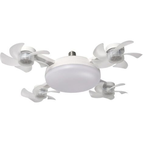 ALLIANDIS LED-Deckenventilator mit Fernbedienung, dimmbarer LED-Deckenventilator (vier Köpfe) (1/5)