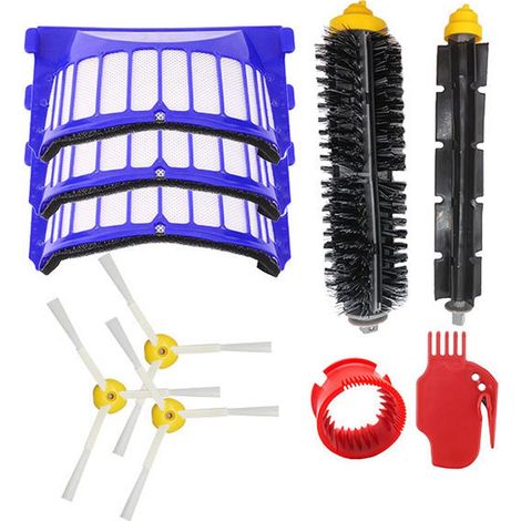 Pièces de rechange pour iRobot Roomba 600 série 605 610 614 616 620 621 625 630 665 670 691 695 Pièces de rechange pour iRobot Roomba Saugroboter Kit de pièces de rechange (1/5)