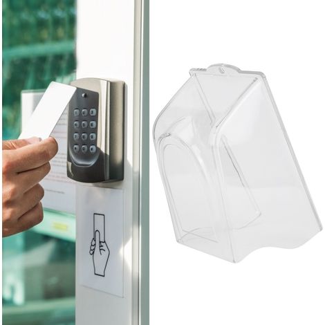 Cubierta protectora transparente contra la lluvia para cerradura de huella dactilar y sistema de videoportero – Carcasa exterior resistente a la intemperie y carcasa para control de acceso (1/5)